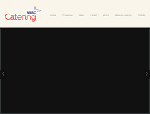 Tablet Screenshot of catering.asrc.org.au