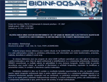 Tablet Screenshot of bioinfoqsar.asrc.ro